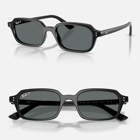 NWT Ray Ban Zuri Bio-based Black Polarized Sunglasses size 52-19 RB4455 main image 11